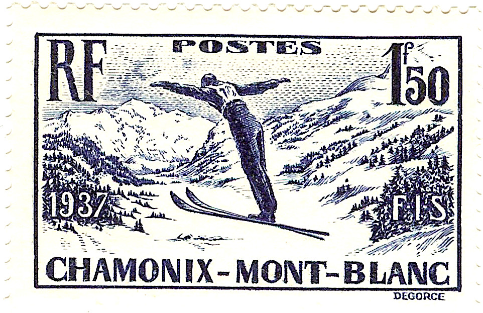 International Ski Championships Chamoix 1937 MUH